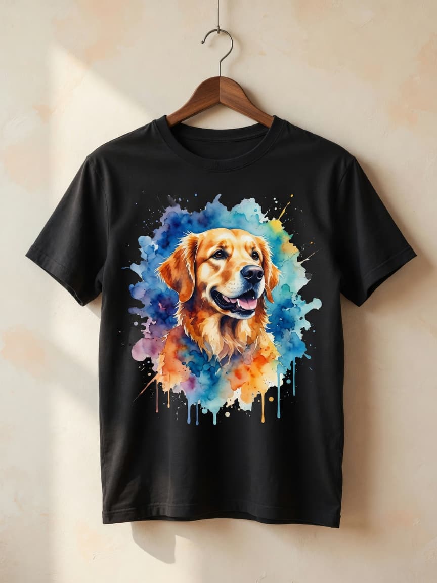 Custom pet portrait t-shirt