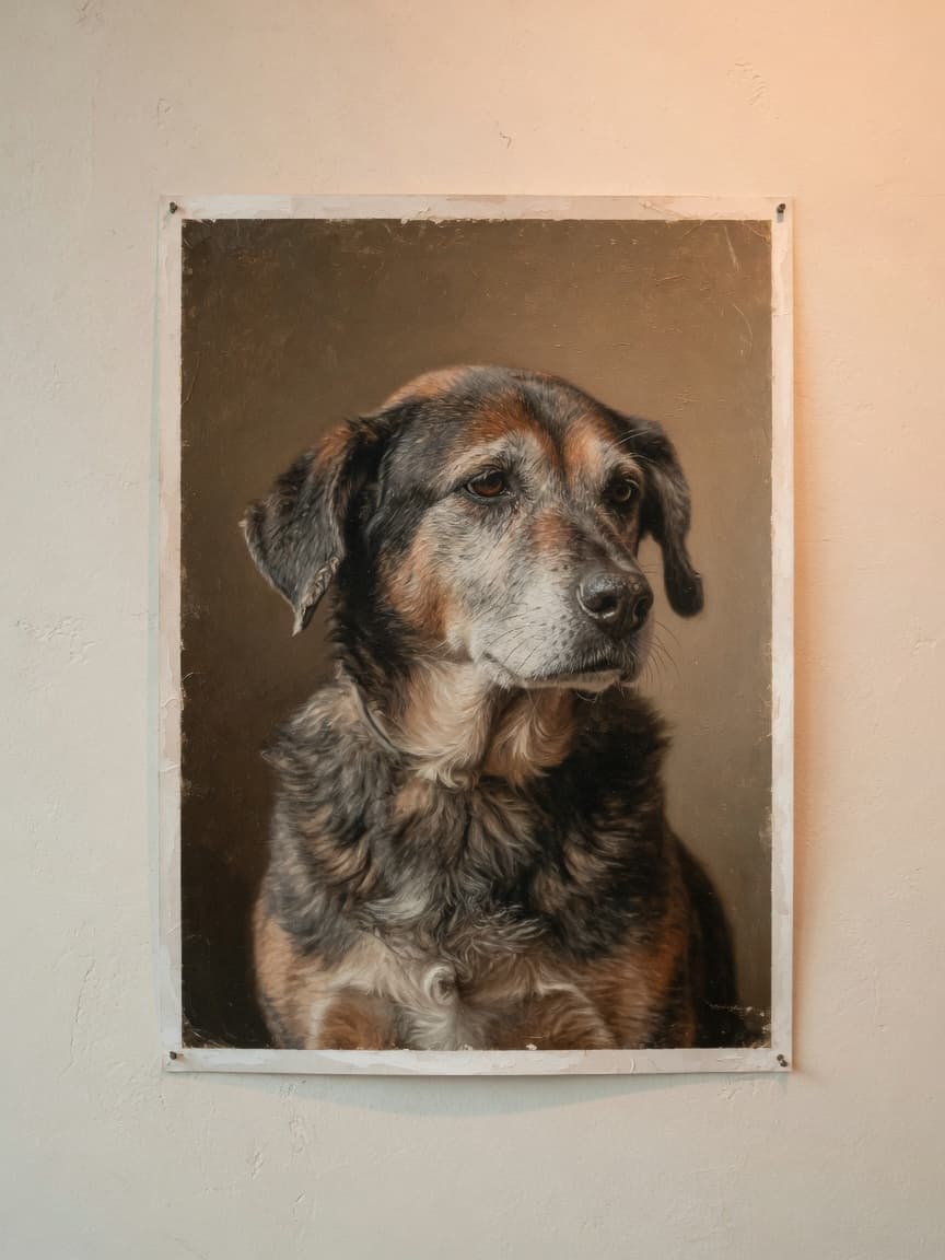 Memorial pet poster