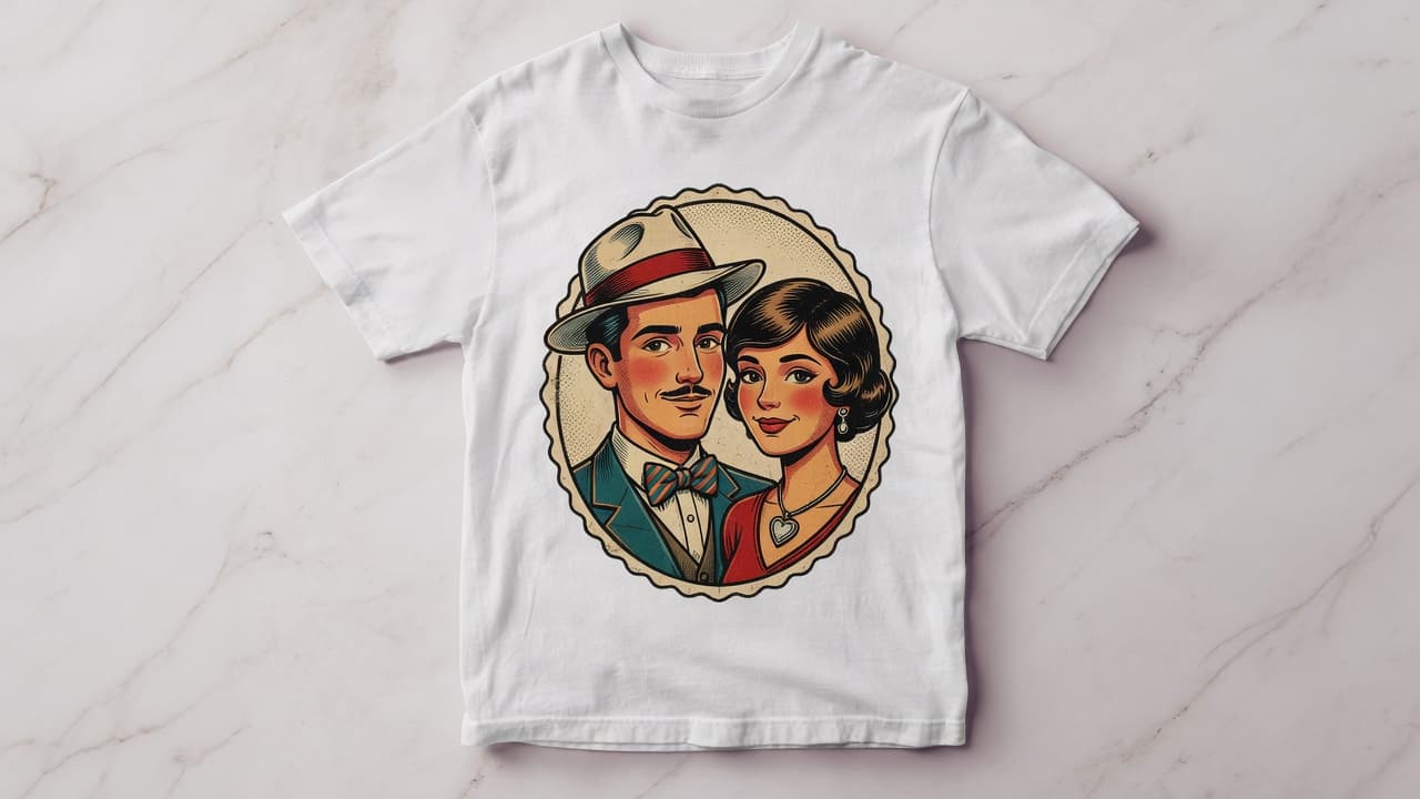 Custom couple t-shirt