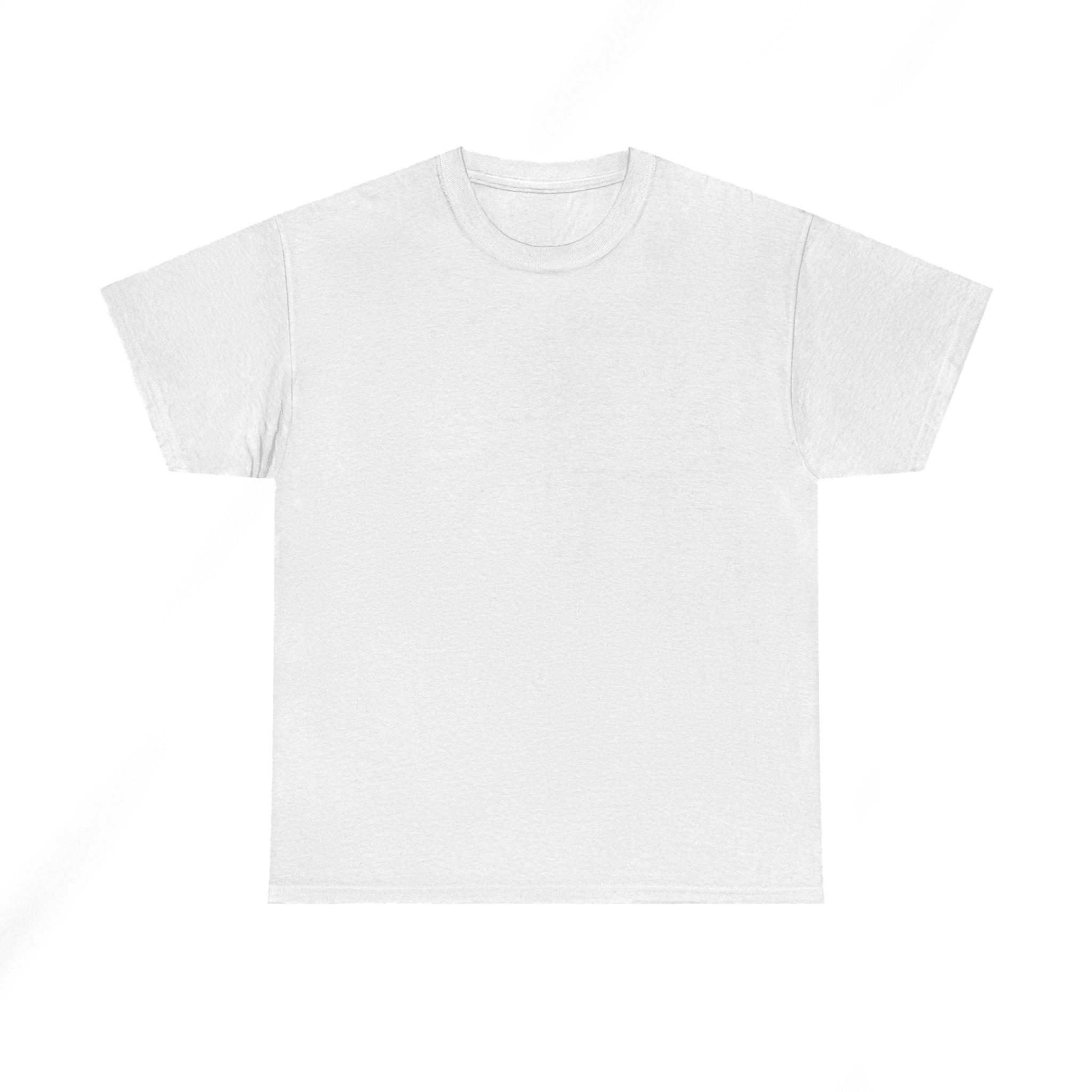 White T-shirt Front View
