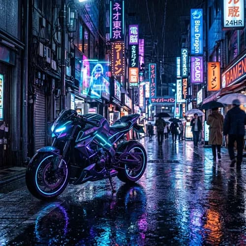 Cyberpunk style example