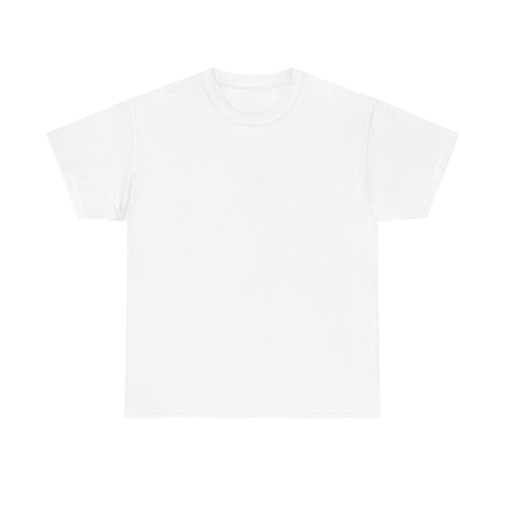 white t-shirt front