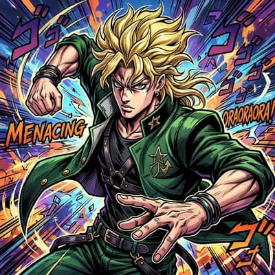 JoJo Bizarre Pose style example