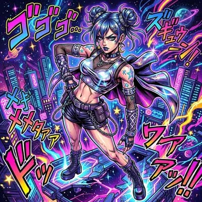 JoJo Bizarre Pose style example