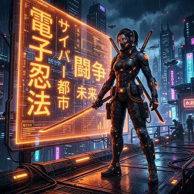 Cyber Ronin (Cyber Samurai Style) style example
