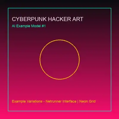 Cyberpunk Hacker style example