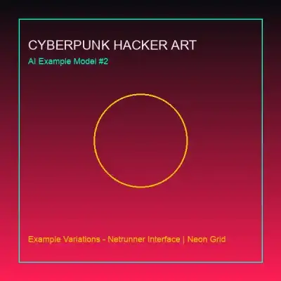 Cyberpunk Hacker style example