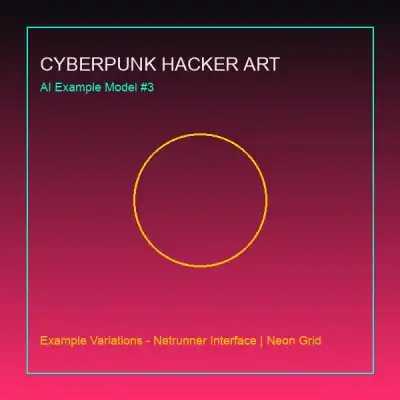Cyberpunk Hacker style example