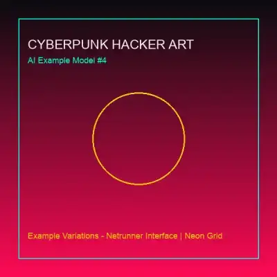 Cyberpunk Hacker style example