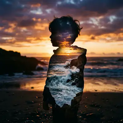 Double Exposure style example