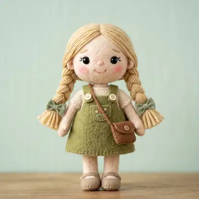 Felt Plush (Amigurumi) style example