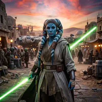 Galactic Knight (Star Wars Style) style example