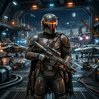 Galactic Knight (Star Wars Style) style example