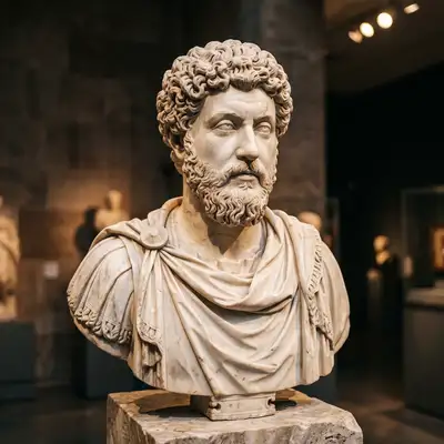 Marble Bust (Roman Sculpture) style example