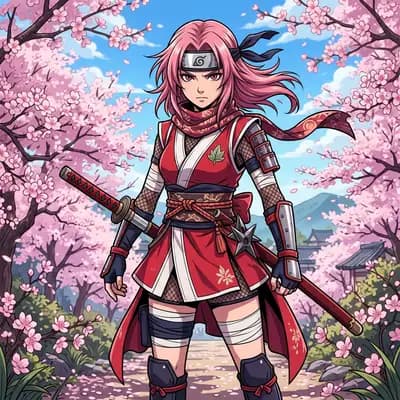 Ninja Village (Naruto Style) style example