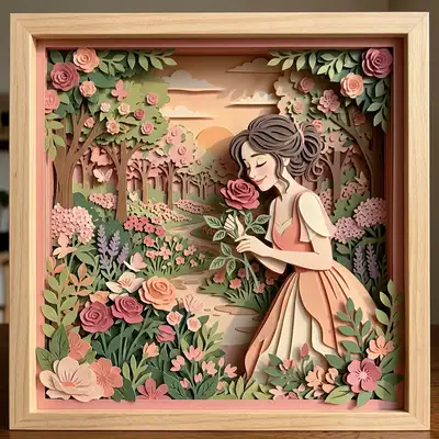 Paper Cutout style example