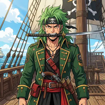 Pirate Crew (One Piece Style) style example