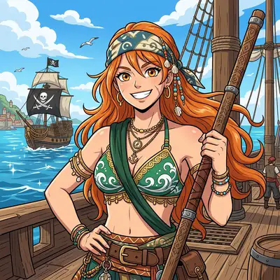 Pirate Crew (One Piece Style) style example