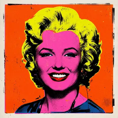 Pop Art (Andy Warhol) style example
