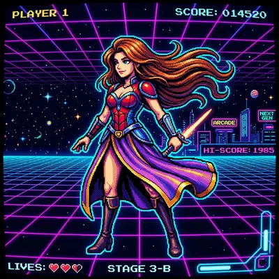 Retro Arcade example 1