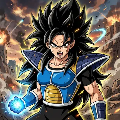 Saiyan Fury style example