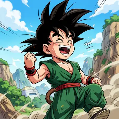 Saiyan Fury style example