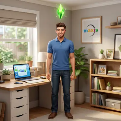 Sims Life (3D Character) style example