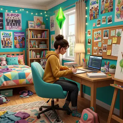 Sims Life (3D Character) style example