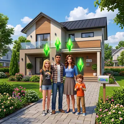 Sims Life (3D Character) style example