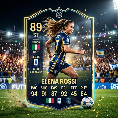 Soccer Star Card example 1