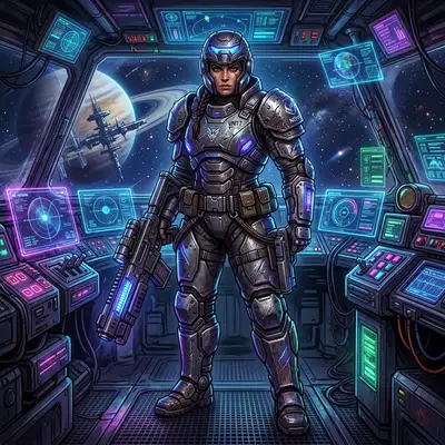 Space Bounty (Mandalorian Style) style example