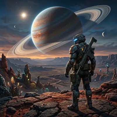Space Bounty (Mandalorian Style) style example