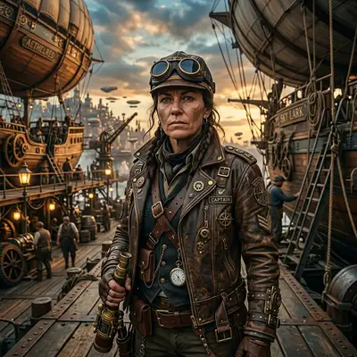 Steampunk Gear (Victorian Sci-Fi) style example