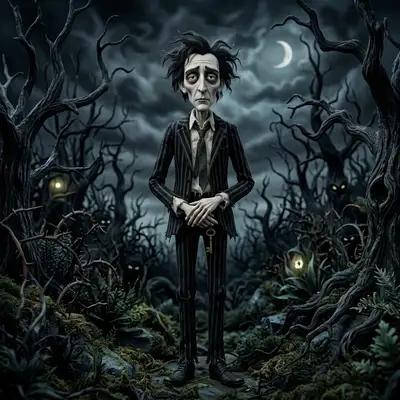 Stop-Motion Corpse (Tim Burton) style example