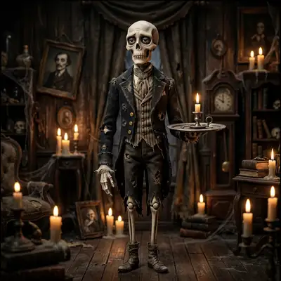 Stop-Motion Corpse (Tim Burton) style example