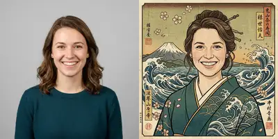 How to turn image into Ukiyo-e Woodblock style
