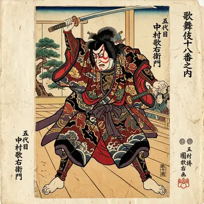 Ukiyo-e Woodblock example 3
