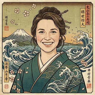 Ukiyo-e Woodblock