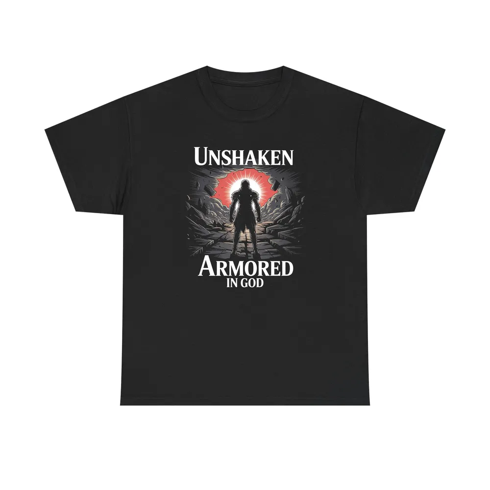 Unshaken, Armored in God T-Shirt