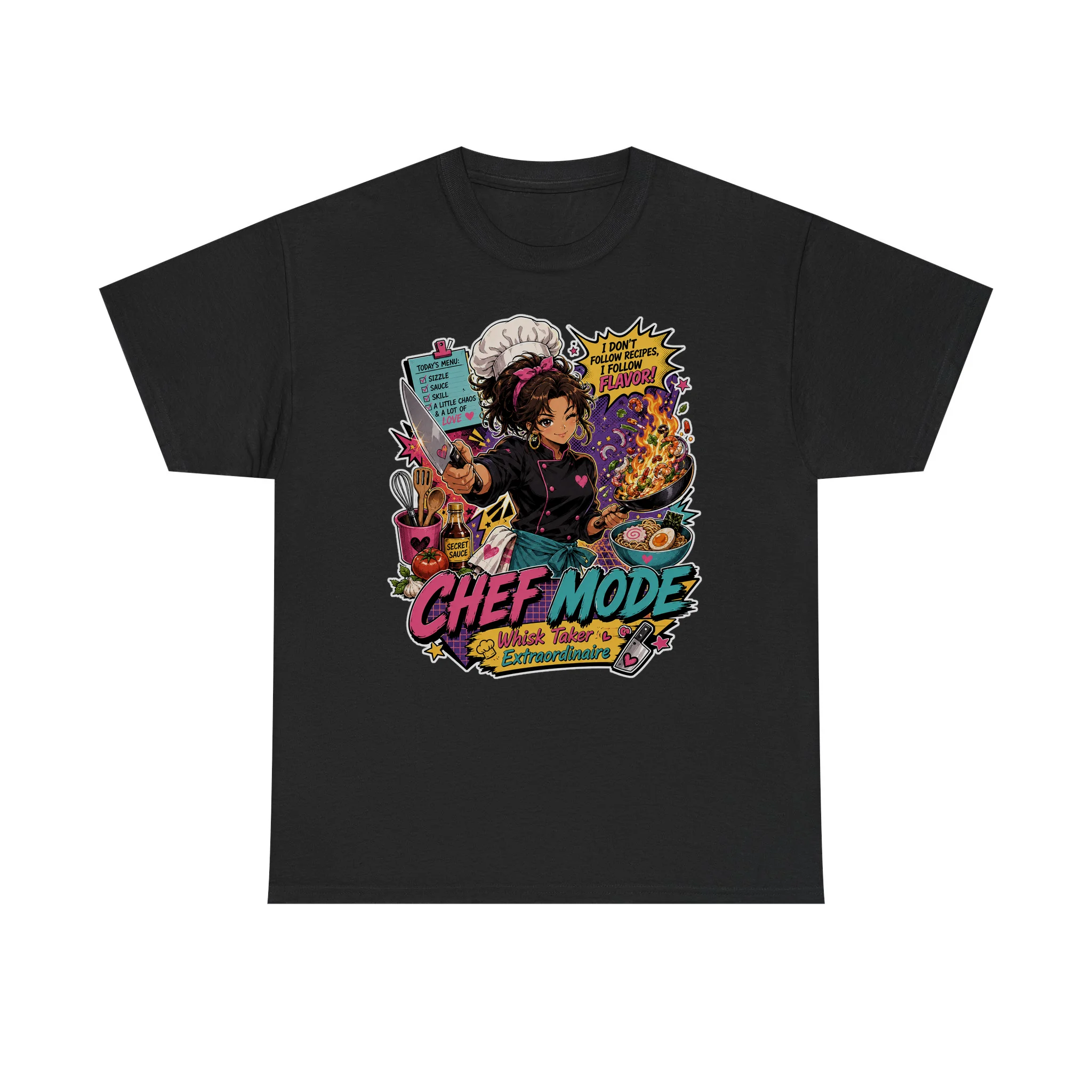 Funny Chef Retro Anime Shirt