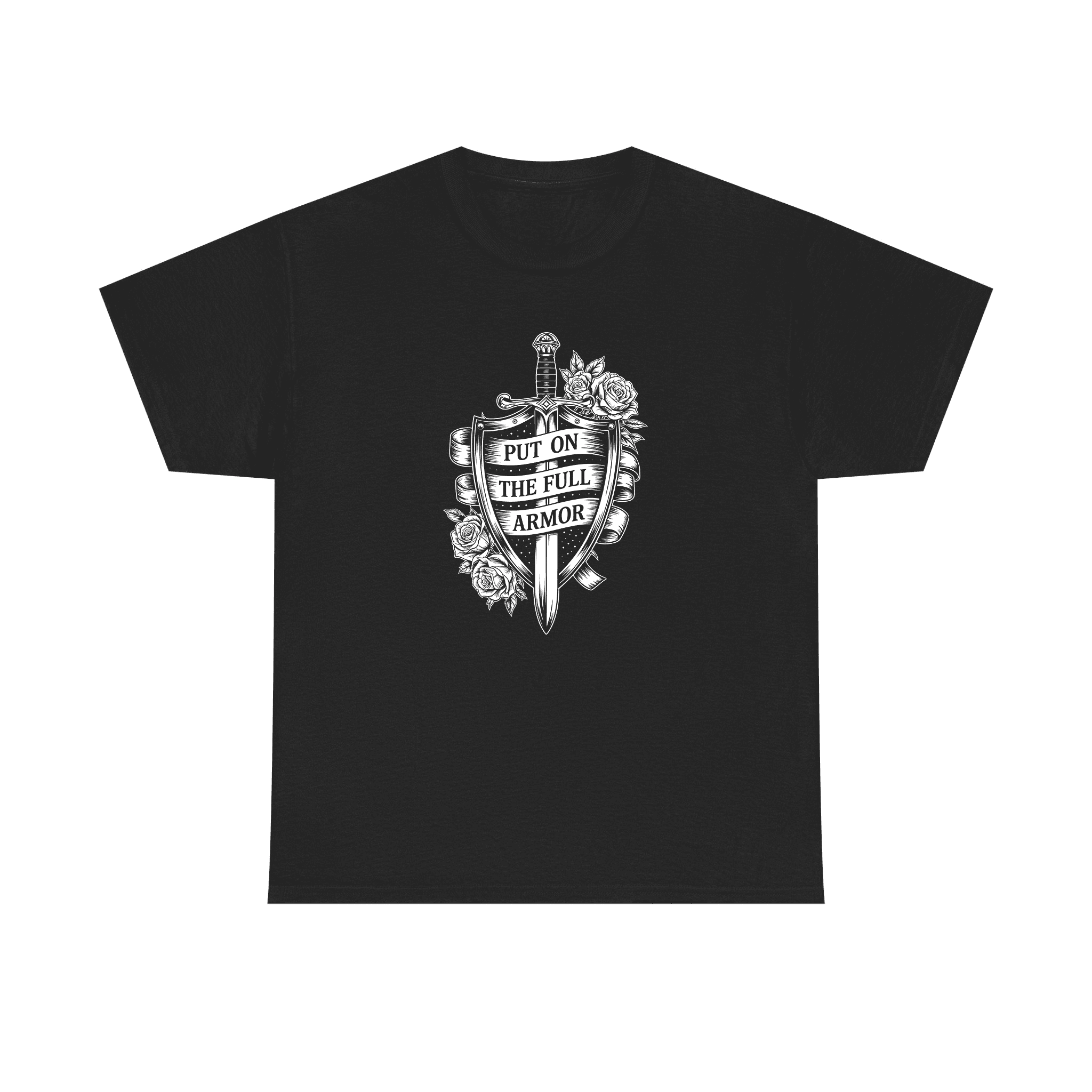 T-shirt with Full Armor Of God design