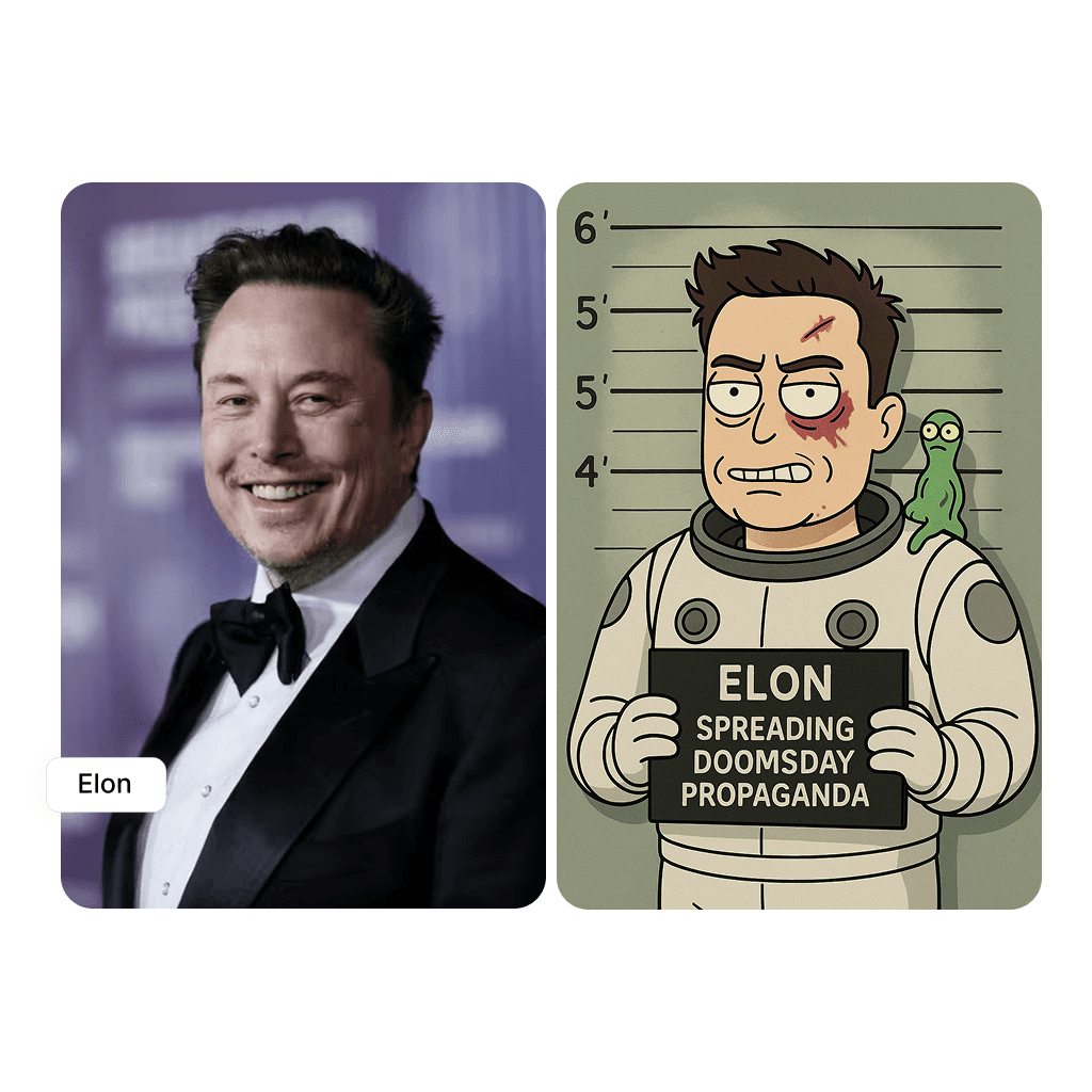 Galactic mug shot style example 1