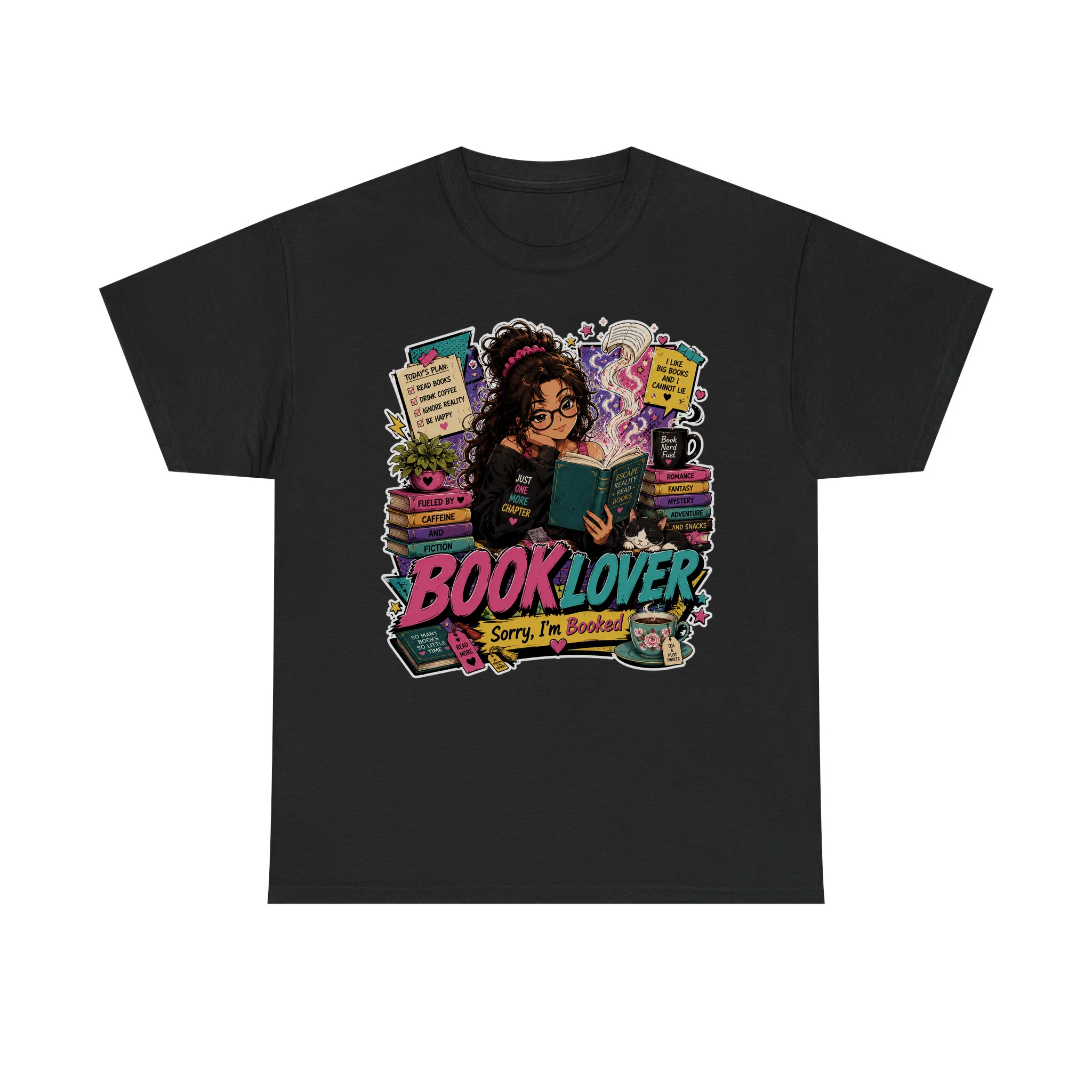 Funny Book Lover Retro Anime Shirt