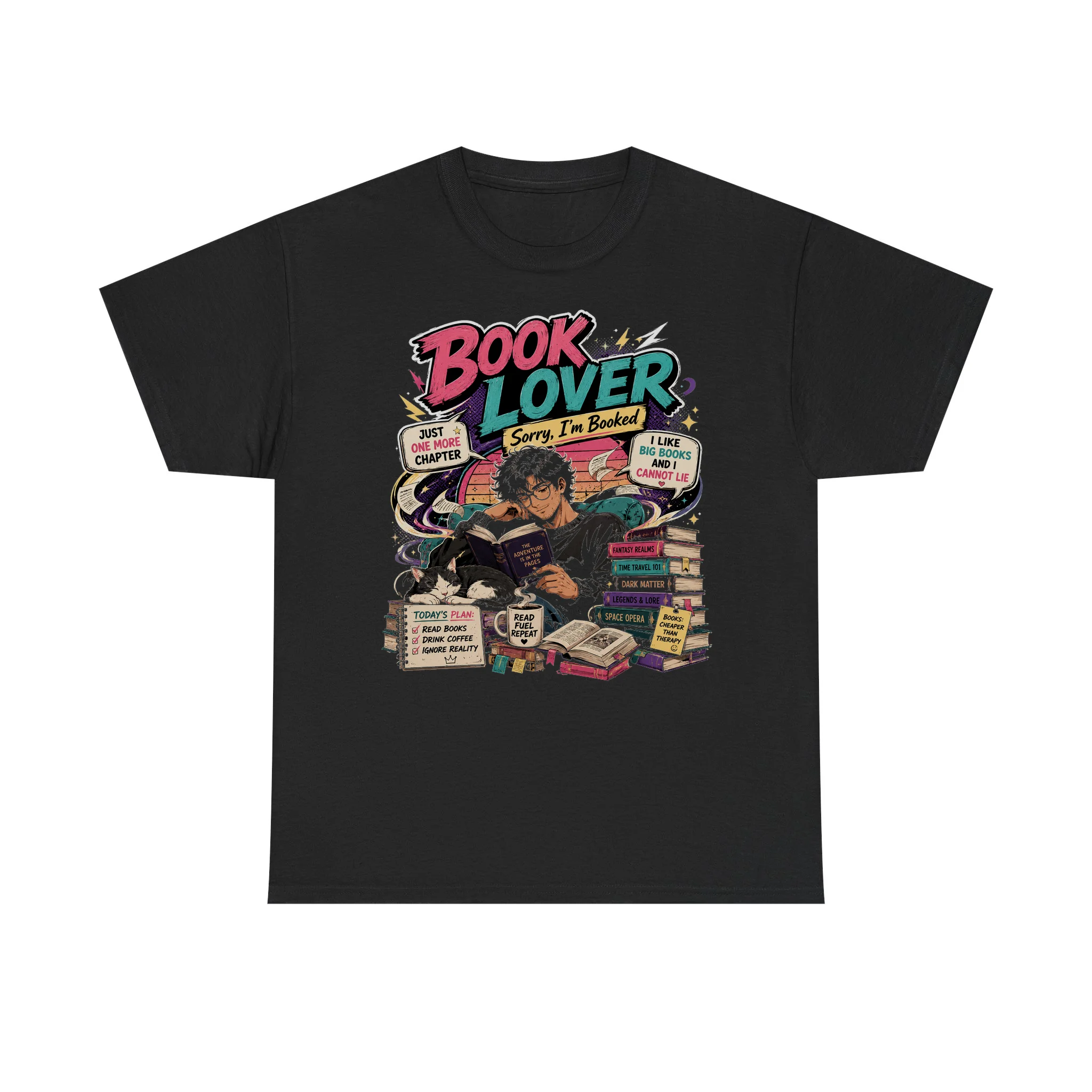 Funny Bookworm Retro Anime Shirt