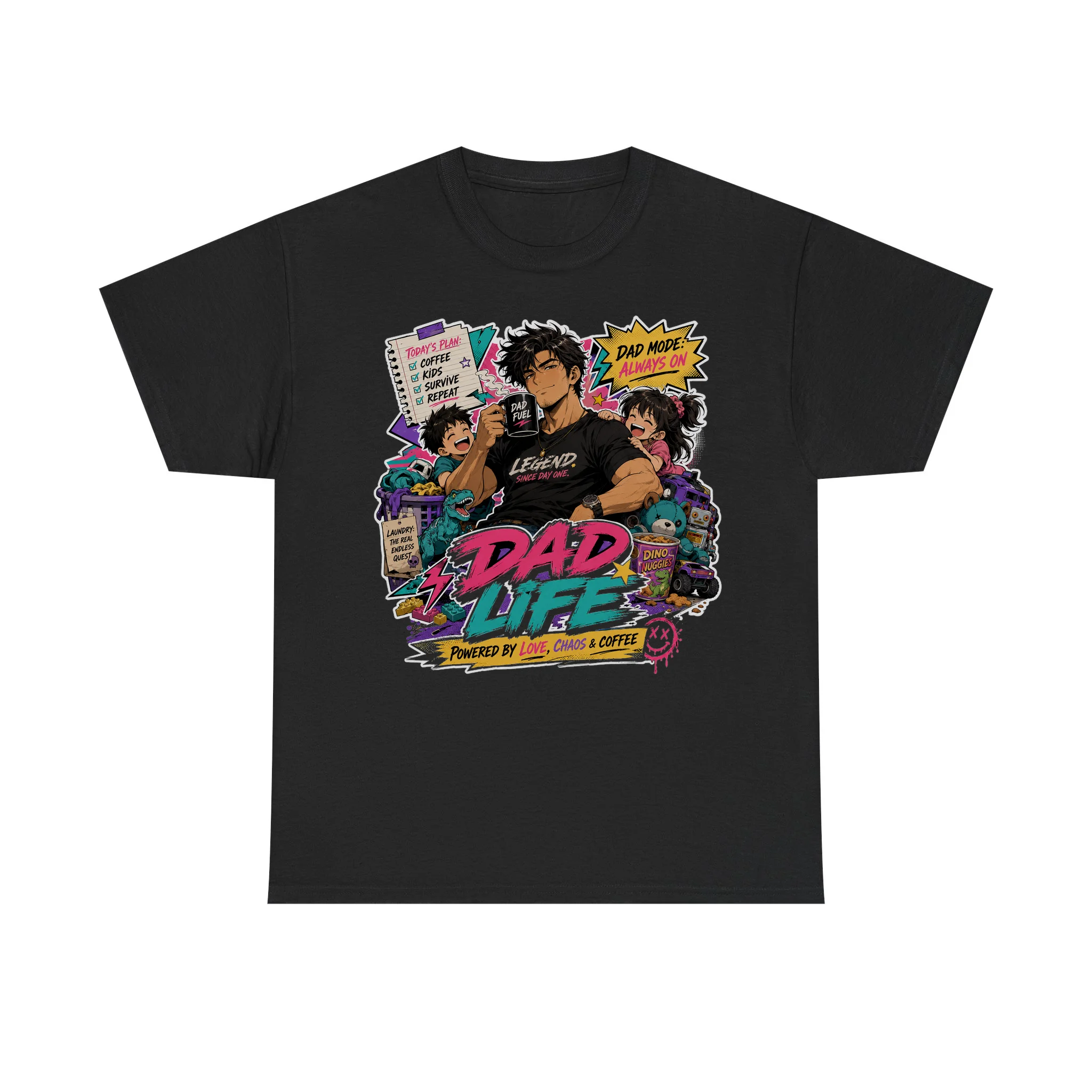 Funny Dad Life Retro Anime Shirt
