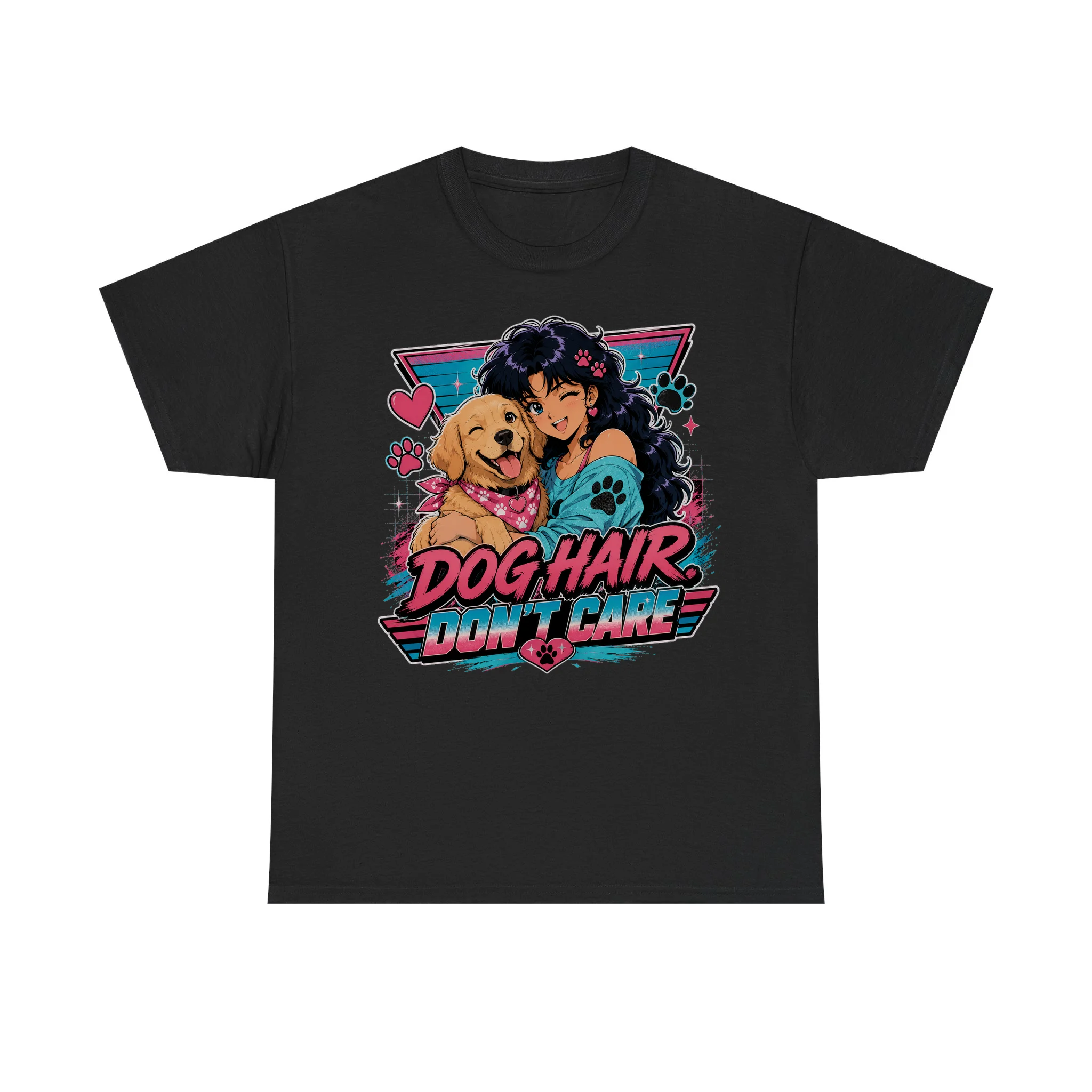 Funny Dog Mom Retro Anime Shirt