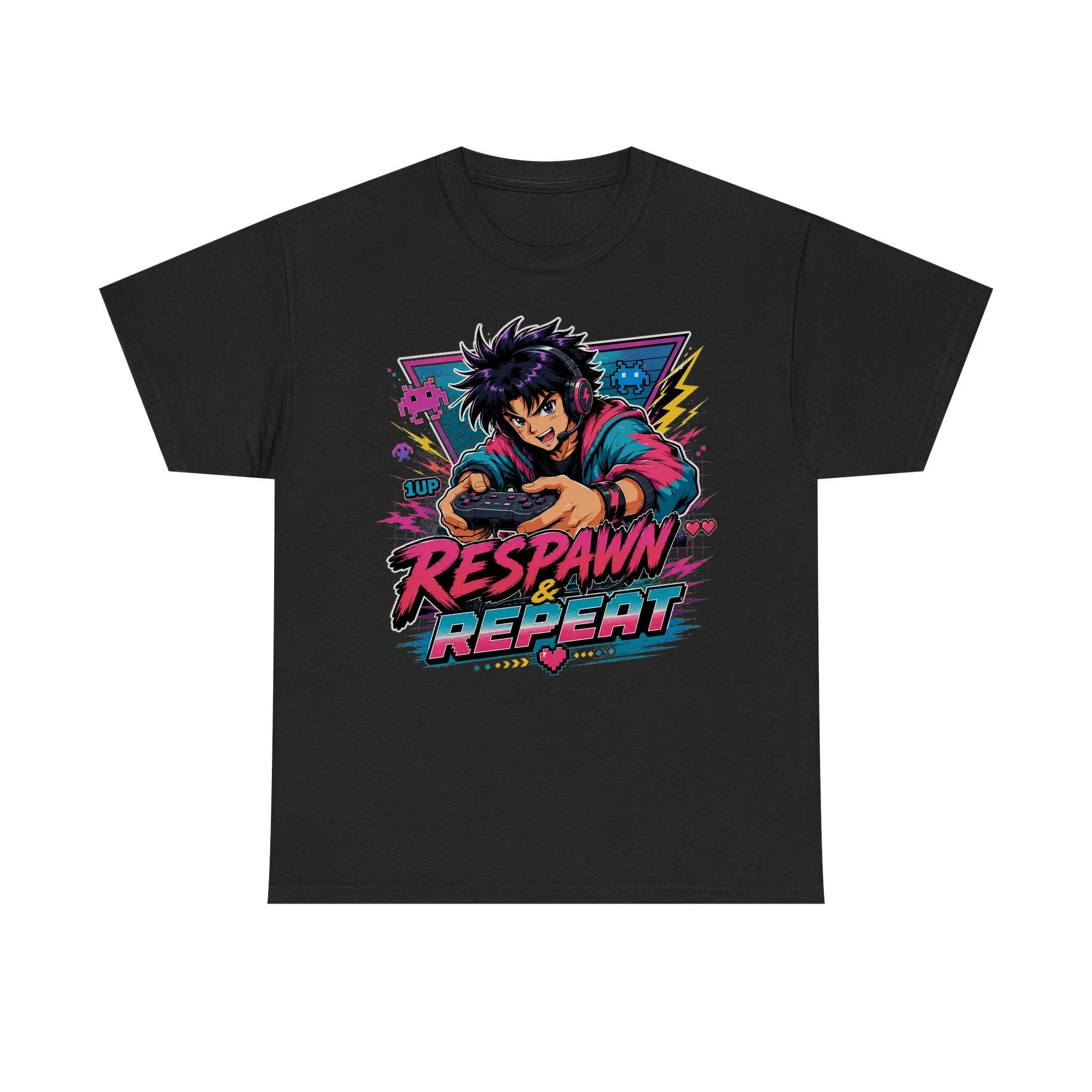Funny Gamer Retro Anime Shirt