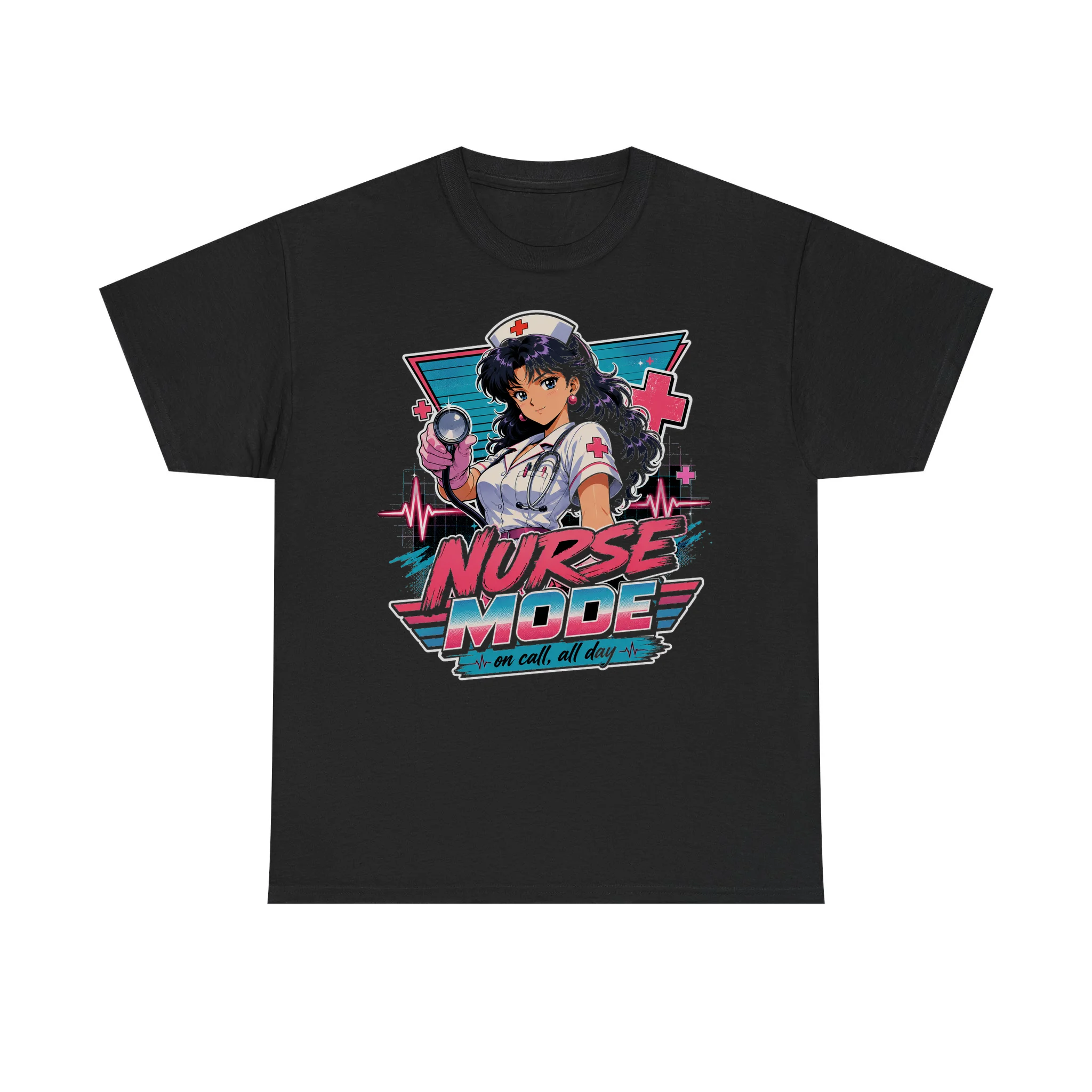 Funny Nurse Retro Anime Shirt