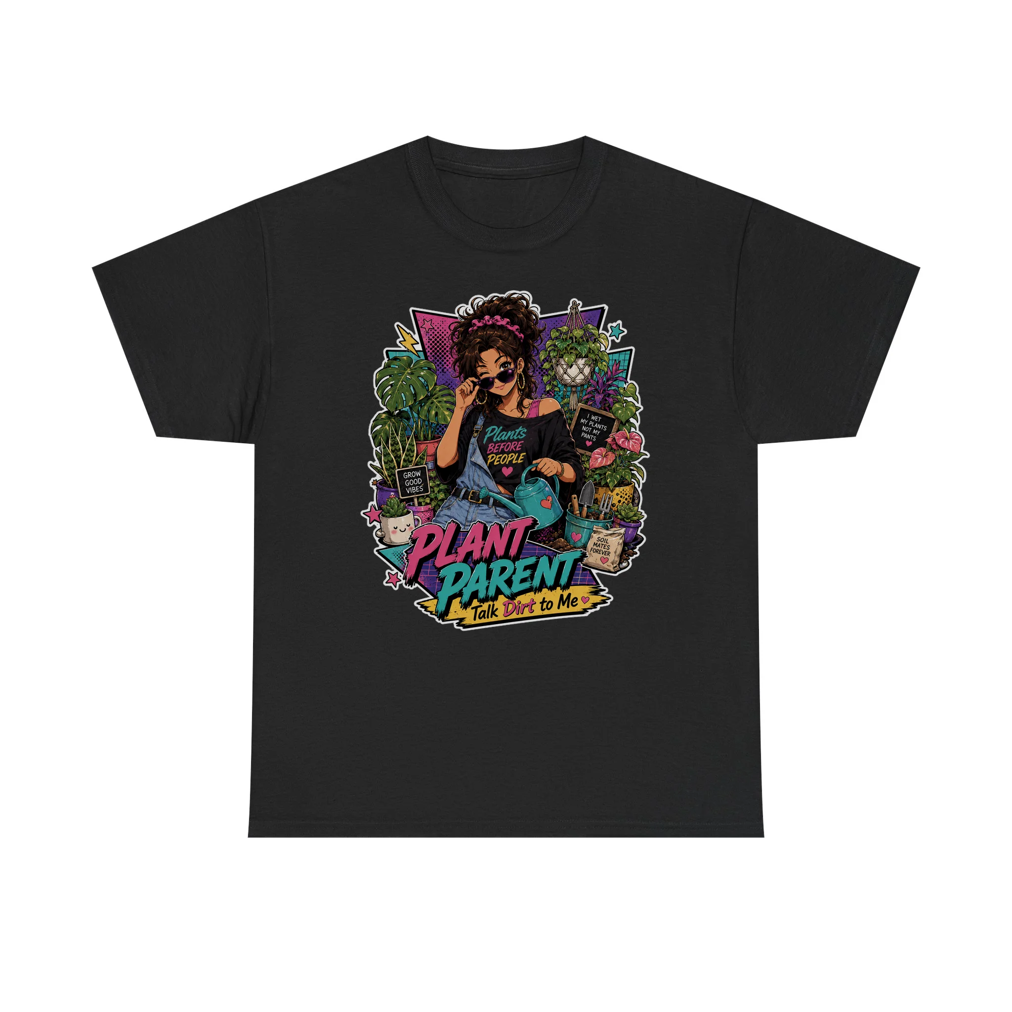 Funny Plant Parent Retro Anime Shirt