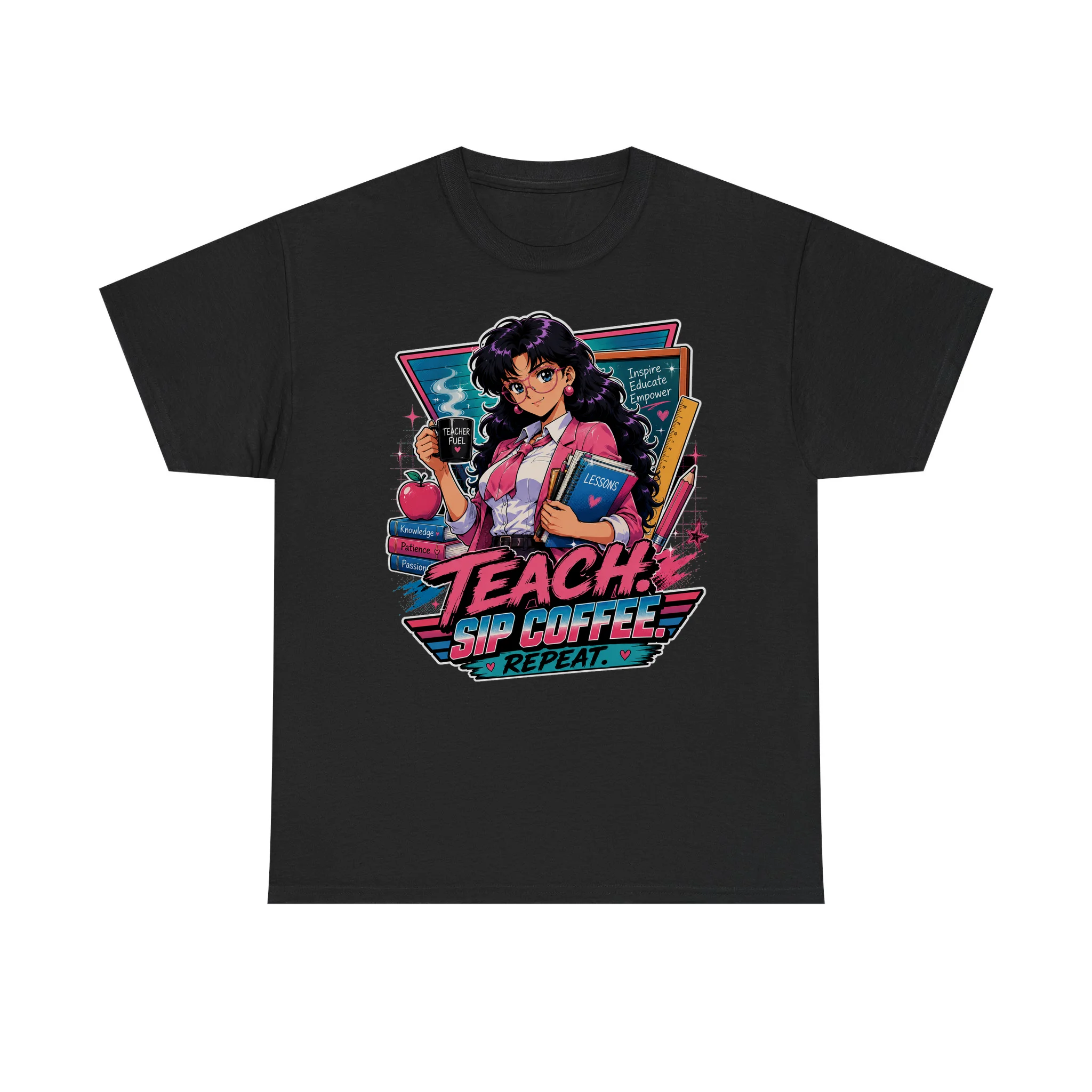 Funny Teacher Retro Anime Shirt